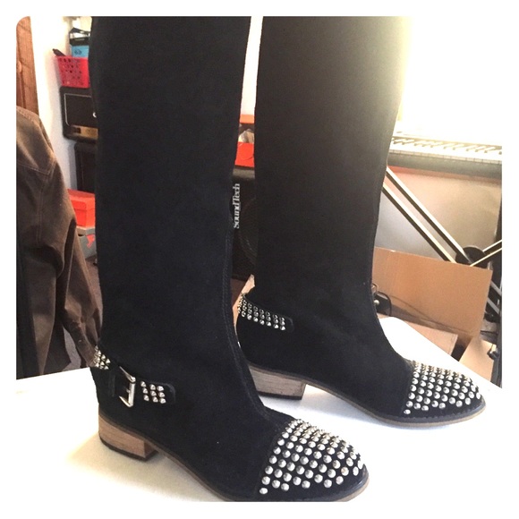 Colin Stuart Shoes - Colin Stuart Designer Genuine Black Leather Boots